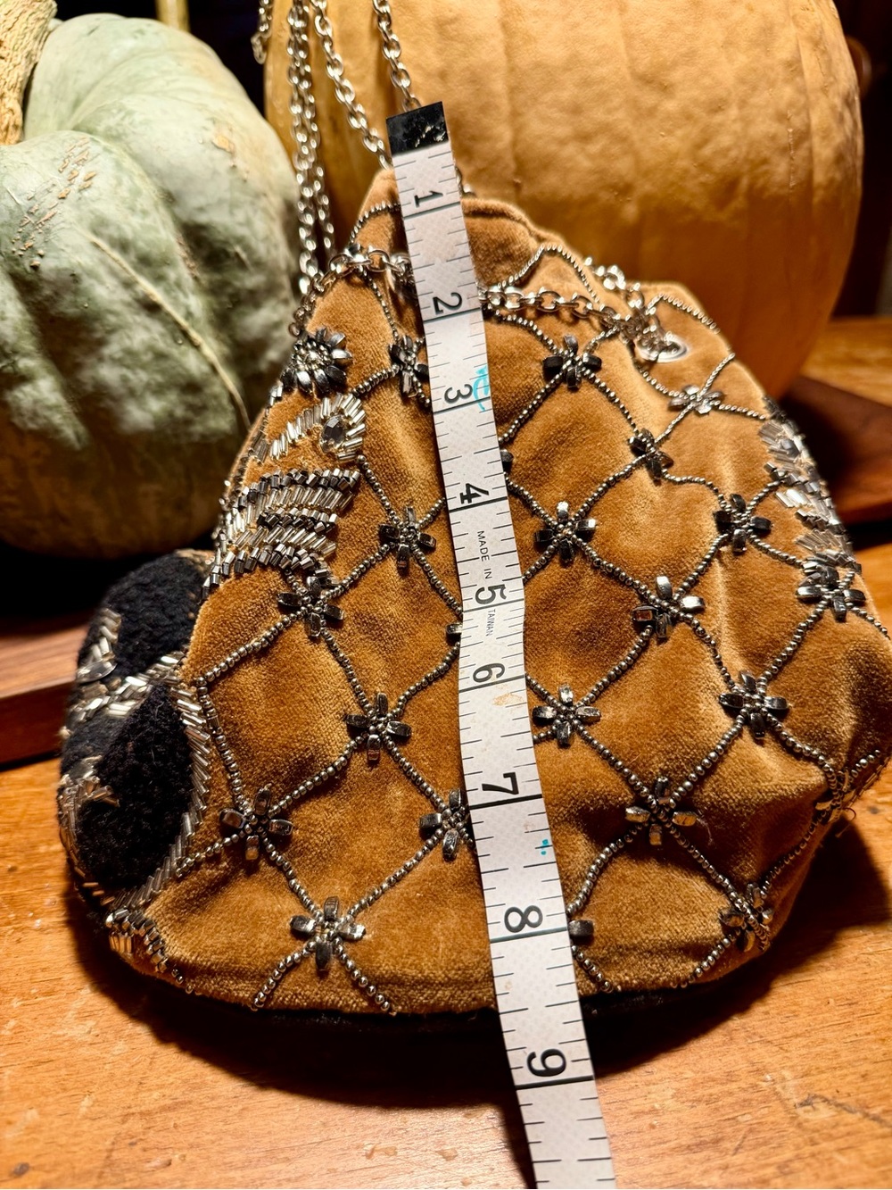 Free People Vintage Beaded Velvet Treasure Pouch - Picture 12 of 14